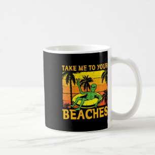 Taza De Café Llévame A Tu Diseño De Playas Para Un Que Cree