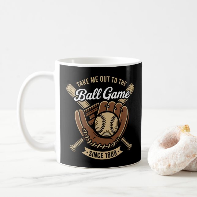Taza De Café Llévame al juego de bolas (Con donut)