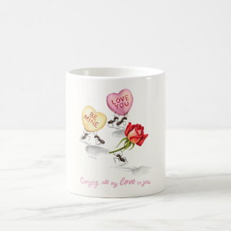 Taza De Café Llevando todo mi amor a ti