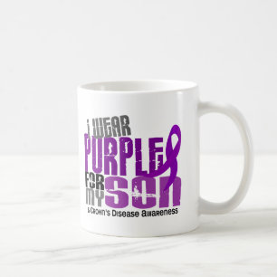 Taza De Café Llevo la púrpura para la mi enfermedad de Crohn
