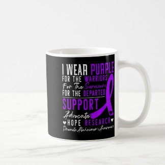 Taza De Café Llevo Morado Conciencia de Heimers Demencia Enferm
