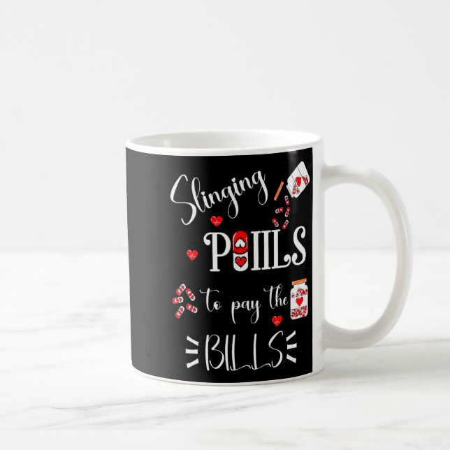 Taza De Café Lls Heart Funny Pharmacist Life Valentines Day  (Derecha)