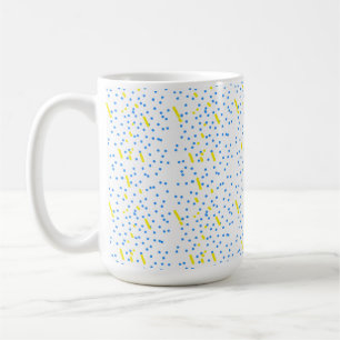 Taza De Café Lluvia de meteoros de puntos azules 
