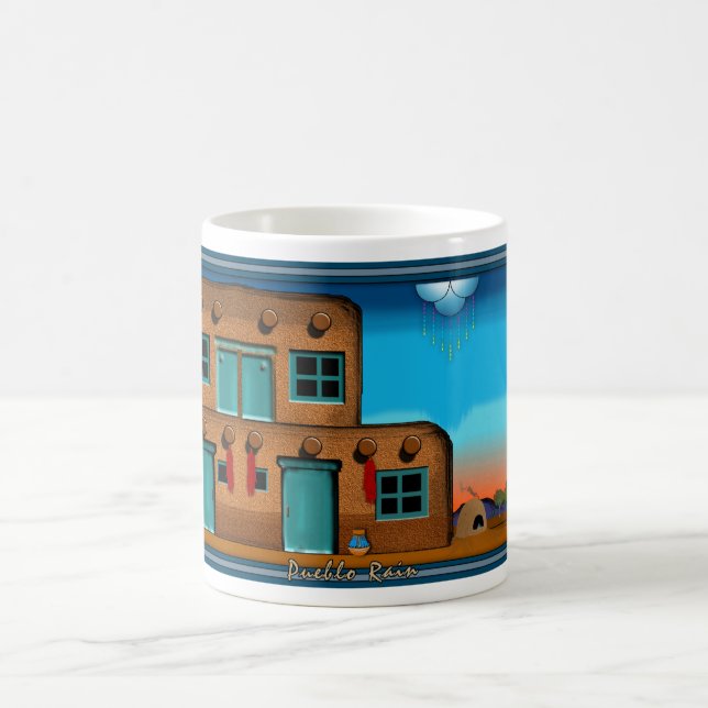 Taza De Café Lluvia del pueblo (Centro)