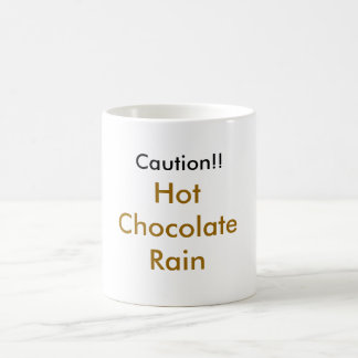 Taza De Café lluvia zonday tay del chocolate