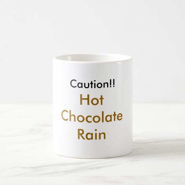 Taza De Café lluvia zonday tay del chocolate (Centro)