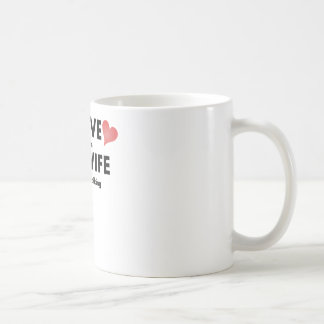 Taza De Café Lo amo cuando mi esposa me deja ir a Biking