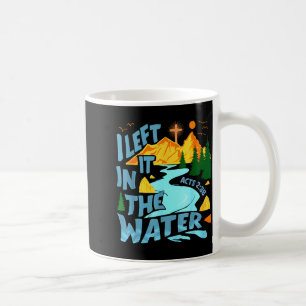 Taza De Café Lo Dejó En El Agua Bautismo Cristiano Bautizado C