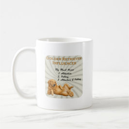 Taza De Café Lo esencial para influencers de Golden Retriever