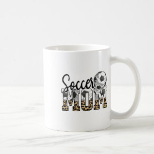 Taza De Café Lo esencial para mamá futbolera Día de la Madre en
