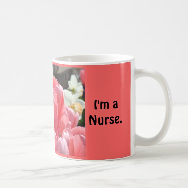 Taza De Café Lo fijaré. Soy enfermera. Cuidado de los regalos (Derecha)