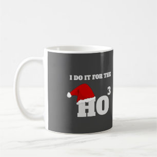 Taza De Café Lo hago por el texto de ho ho ho ho ho ho navidade