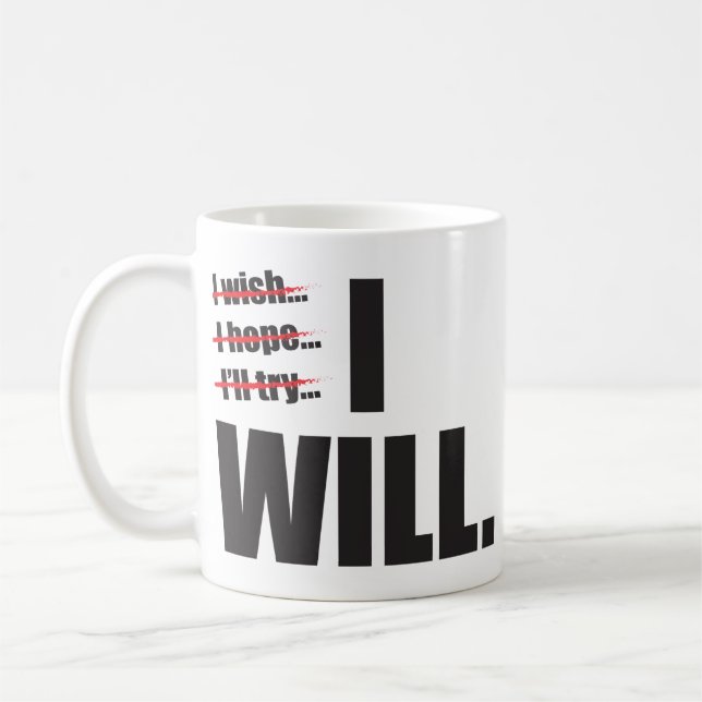 Taza De Café LO HARÉ - Motivacional (Izquierda)
