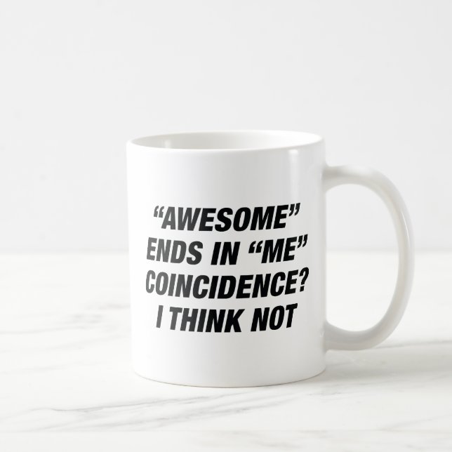 Taza De Café Lo Impresionante Termina En Mí (Derecha)