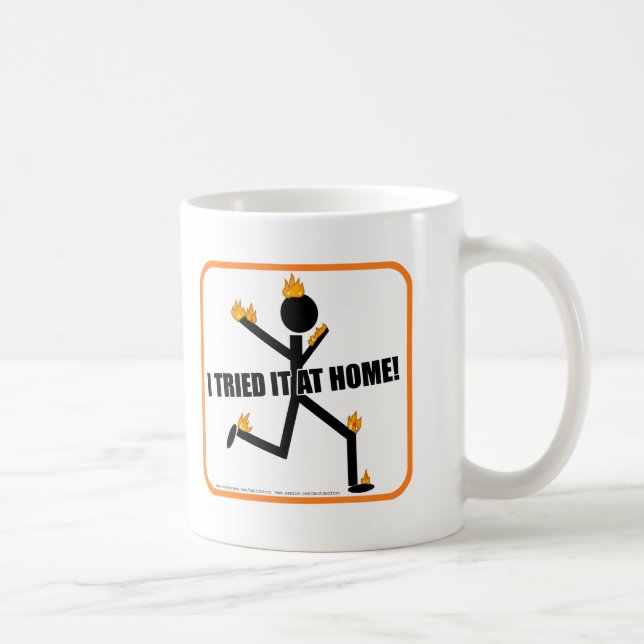 Taza De Café Lo intenté en casa los trucos divertidos (Derecha)