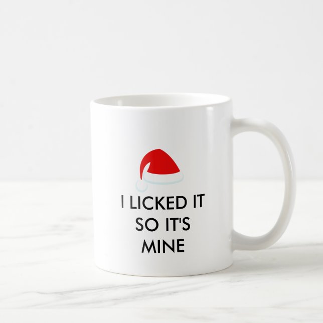 Taza De Café LO LLAMÉ PARA QUE SEA MI Sombrero Santa (Derecha)