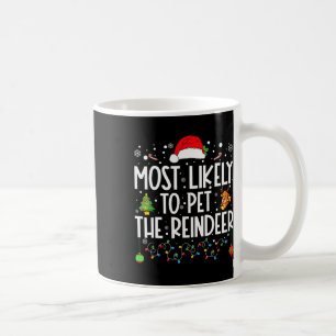 Taza De Café Lo Más Probable Es Que Mascota A Los Navidades Gra