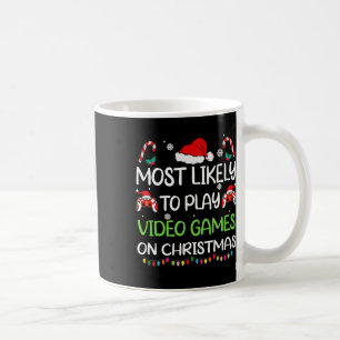 Taza De Café Lo Más Probable Para Los Navidades De Videojuegos