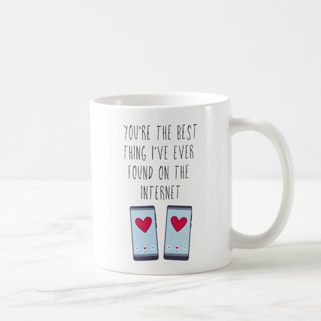Taza De Café Lo mejor de Internet | Fechas en línea (Derecha)