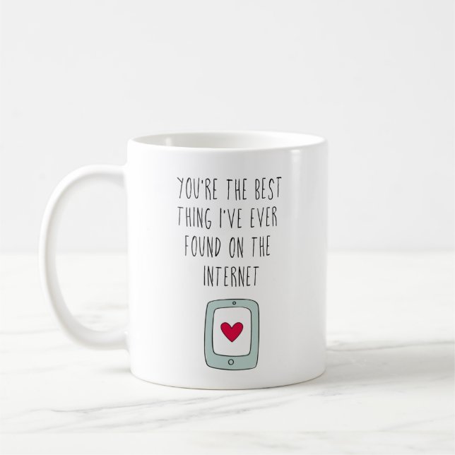 Taza De Café Lo mejor de Internet | Fechas en línea (Izquierda)