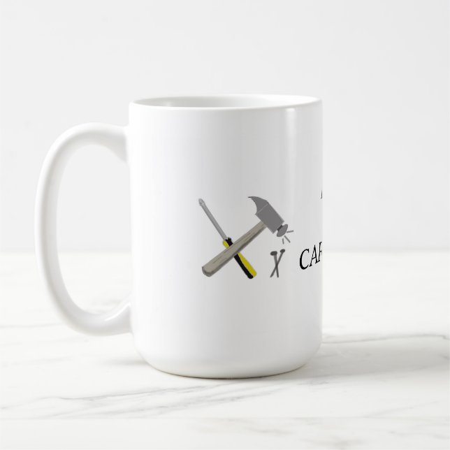 Taza De Café Lo mejor en carpintería (Izquierda)