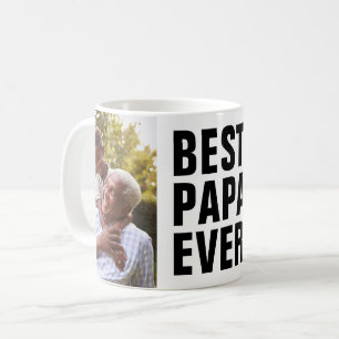 Taza De Café Lo mejor. Papá. Nunca. Fotografía del Día del Padr