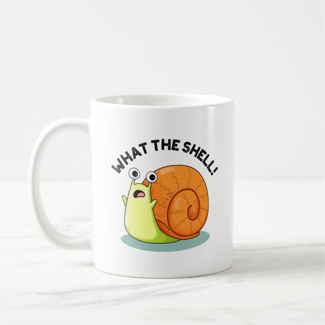 Taza De Café Lo que es el divertido bollo de caracol (Izquierda)