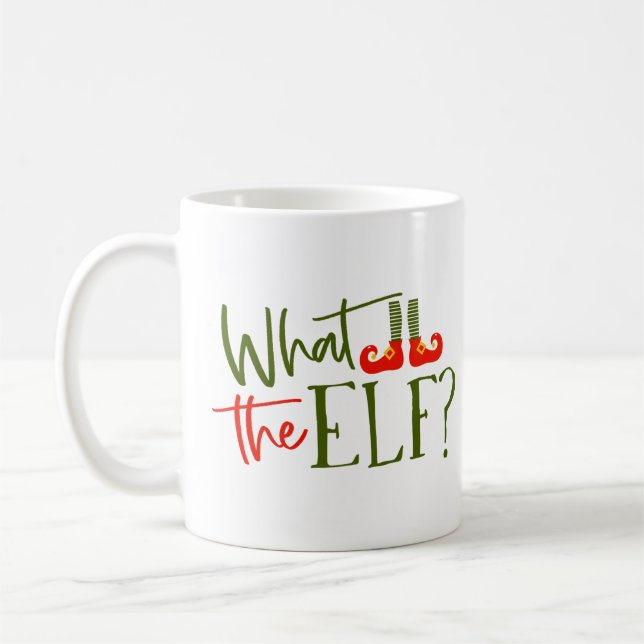 Taza De Café Lo que mug los Navidades cómicos del elfo (Izquierda)