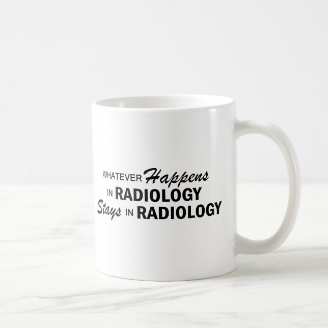 Taza De Café Lo que sucede - radiología (Derecha)