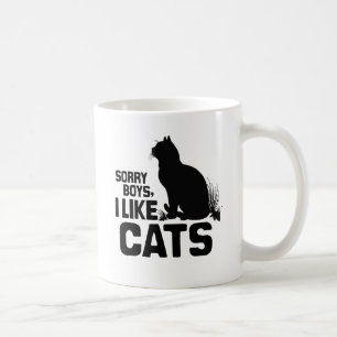 Taza De Café LO SENTIMOS CHICOS ME GUSTAN LOS GATOS -.png