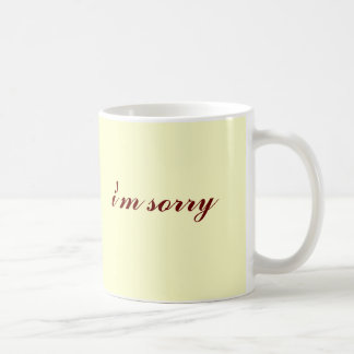 Taza De Café lo siento