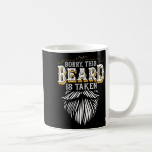 Taza De Café Lo siento, esta barba está ocupada País Retro San