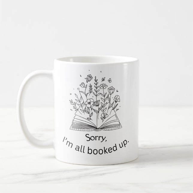 Taza De Café Lo siento, estoy lleno. (Izquierda)