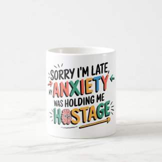 Taza De Café Lo siento, llego tarde