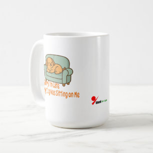 Taza De Café Lo siento, llego tarde: problemas de dueño de perr