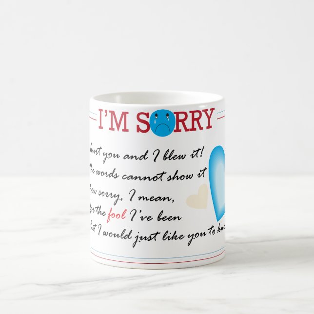 Taza De Café Lo siento Mug (Centro)
