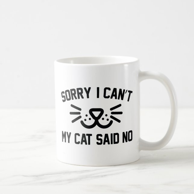 Taza De Café Lo siento, no puedo (Derecha)