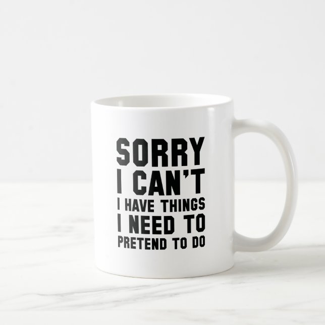 Taza De Café Lo siento, no puedo (Derecha)
