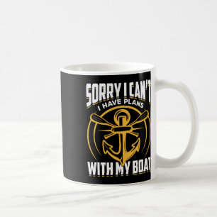 Taza De Café Lo siento, no puedo, tengo planes con mi capitán d