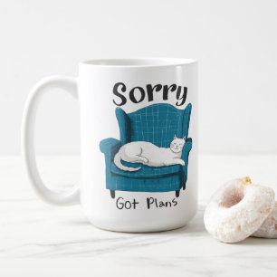 Taza De Café Lo siento, tengo planes Regalo divertido para aman