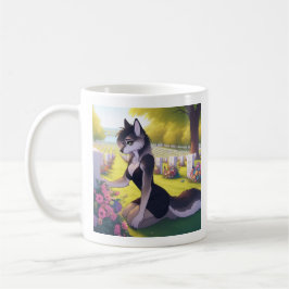 Taza De Café Loba Viuda de Guerra