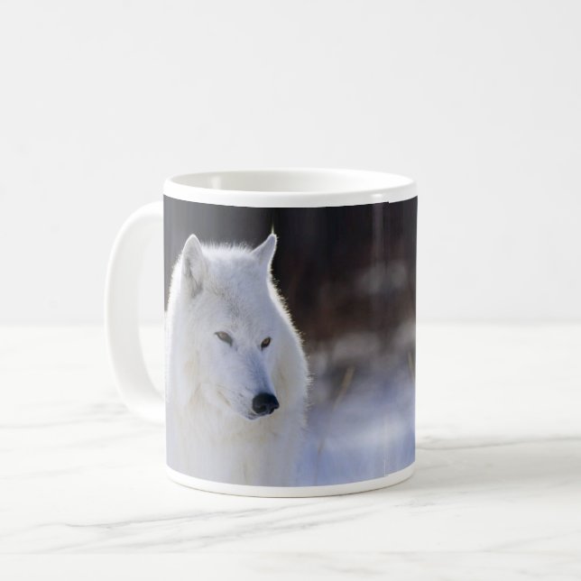 Taza De Café Lobo Ártico Mug (Anverso izquierdo)