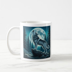 Taza De Café Lobo Aullador