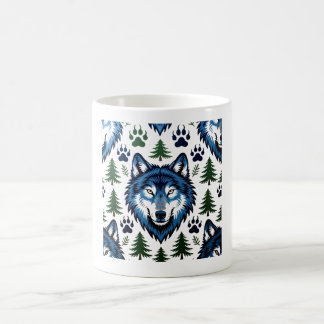 Taza De Café Lobo Aullador