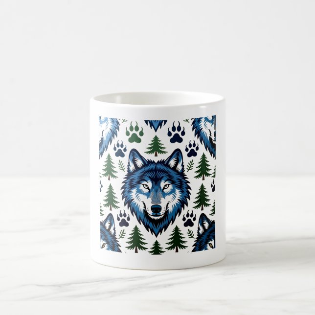 Taza De Café Lobo Aullador (Centro)