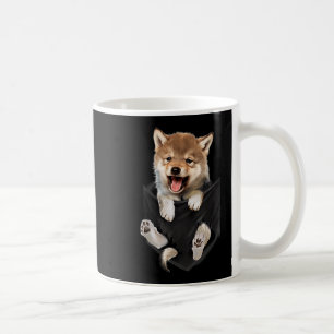 Taza De Café Lobo Bebé Adorable En Bolsillo Animales Amantes De