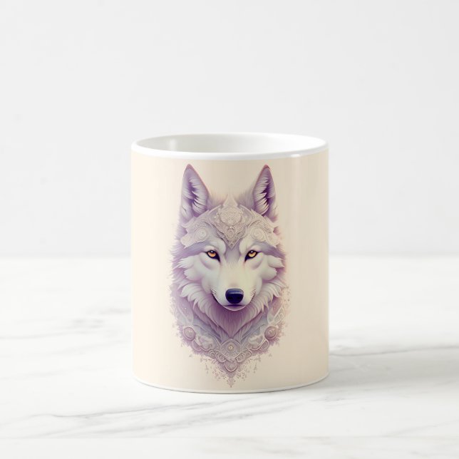 Taza De Café Lobo blanco - Mug (Centro)