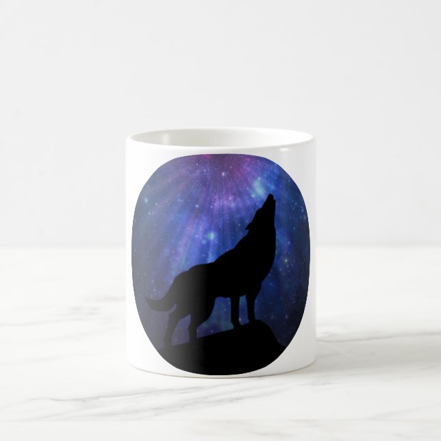 Taza De Café Lobo Celestial (Centro)