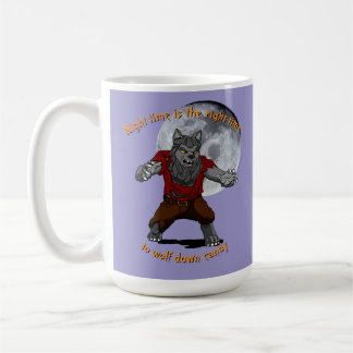Taza De Café Lobo con caramelos - Werewolf Mug
