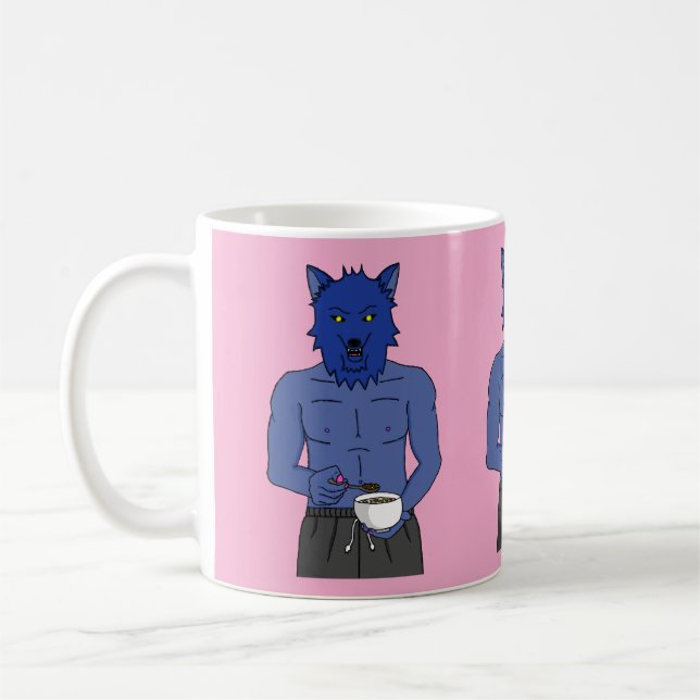 Taza De Café Lobo de cereales (Izquierda)